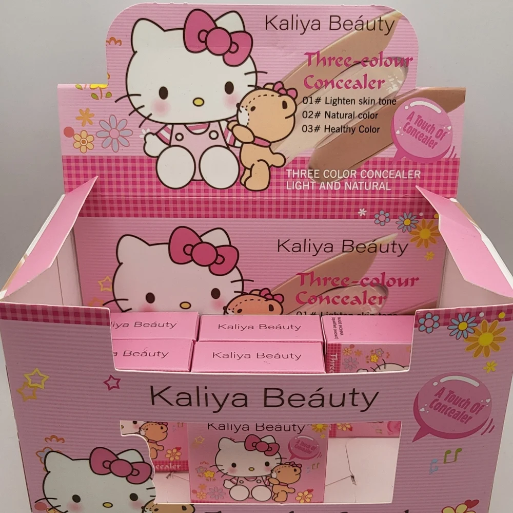 KALIYA Hello Kitty Tri-Color Concealer NEW Light/Medium